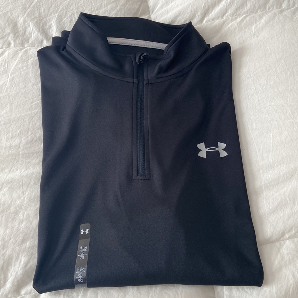 NWOT BUNDLE Under Armour, logo long sleeve shirt, size L - Picture 2 of 12